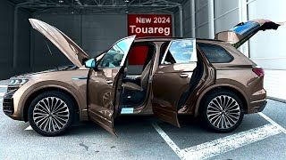 Volkswagen Touareg 2024 Facelift  INTERIOR amp Color Options [upl. by Vaas]