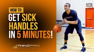 How to  Get SICK HANDLES in ONLY 5 Minutes a Day Pro Basketball Dribbling  Ball Handling Drills [upl. by Gunilla291]