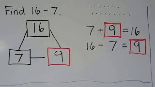 Grade 1 Math 56 Use related facts add amp subtract [upl. by Sherj328]