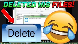 SCAMMER RAGES WHEN I DELETE HIS FILES [upl. by Llirrem]