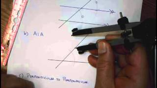 Constructing Parallel Lines three ways [upl. by Anaibaf]