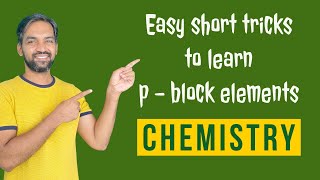 p block elements short tricks  Chemistry periodic table  Senthilnathan [upl. by Adnael575]