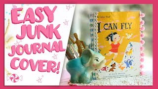 How to Make a Little Golden Book Journal  So Easy amp Fun [upl. by Aicilet302]