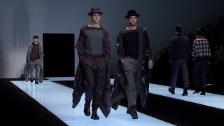 Giorgio Armani  2016 FallWinter Menswear Fashion Show [upl. by Onit241]