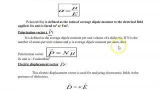 Dielectric Materials  Introduction and Basic Definitions [upl. by Nicol199]