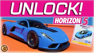 HOW TO GET the HENNESSEY VENOM F5 in Forza Horizon 5 Update 10 [upl. by Ragnar]