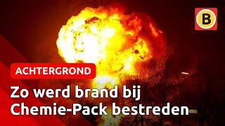 Reconstructie brand ChemiePack Moerdijk  Omroep Brabant [upl. by Nivlad]