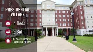 Take a Tour of the Presidential Dorms  The University of Alabama [upl. by Durarte]