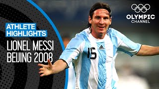 Lionel Messi 🇦🇷 at the Olympics  Athlete Highlights [upl. by Delanie]