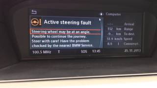 Bmw e60 steering problem [upl. by Derfliw339]