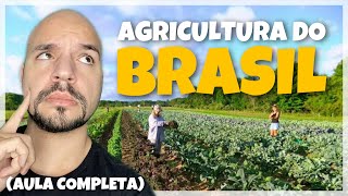 Agricultura do Brasil Produções agrícolas regionais AULA COMPLETA  Ricardo Marcílio [upl. by Alveta245]