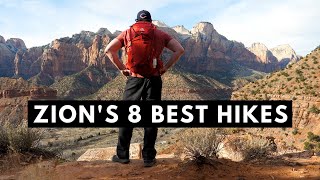 The 8 Most Popular Hiking Trails in Zion National Park  OverviewGuide [upl. by Gannon]