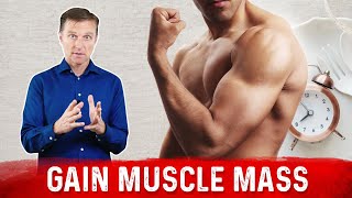 Intermittent Fasting and Muscle Mass Gain – DrBerg [upl. by Dehsar303]