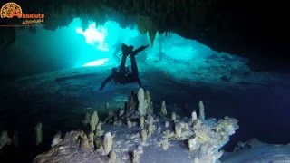 Cenote diving Dreamgate Mexico [upl. by Canter]