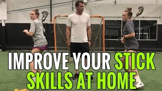 5 Lacrosse Stick Skill Exercises That You Can Do at Home [upl. by Elleynod197]