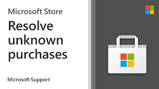 How to resolve an unknown charges from Microsoft Store  Microsoft [upl. by Grishilda]