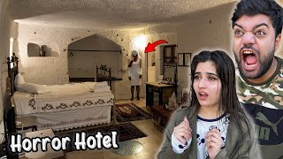 Living In A Haunted Horror Hotel For 24 Hours 😱 [upl. by Shultz]