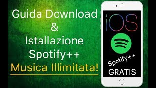 Ascoltare Musica Da Spotify Gratis Illimitata  Tutorial ITA  per iOS [upl. by Kanor]