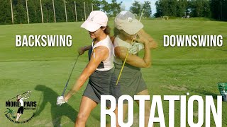 How to Rotate Backswing amp Downswing [upl. by Pollock]