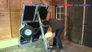 Productdemonstratie Walltrailer AanhangerAanhangwagen [upl. by Ashman]