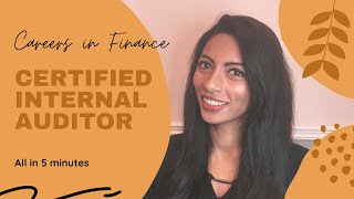 What is CIA  Is CIA worth it Certified Internal Auditor  Nidhi Nagori [upl. by Line]