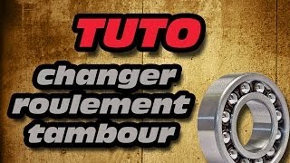 TUTO changer roulement dun tambour How to replace the wheel bearings on drum brakes [upl. by Neerhtak551]