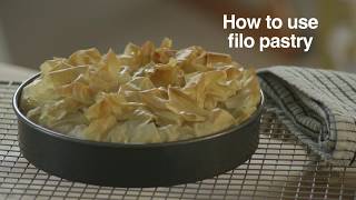 Filo Pastry Pie Recipe  Good Housekeeping UK [upl. by Neih]