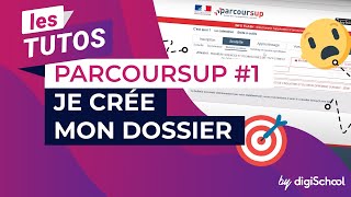 Parcoursup  tuto 1  Je crée mon dossier Parcoursup [upl. by Cocks41]