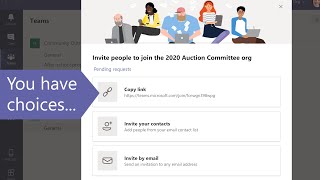 How to invite people to Microsoft Teams [upl. by Beau]