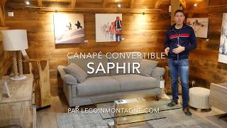 Canapé Rapido saphir fabriqué en France [upl. by Kcaz]