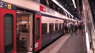 How to get to town from Zurich Airport by train [upl. by Airom15]