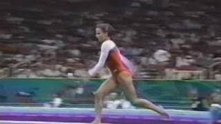 Henrietta Onodi  1996 Atlanta Olympic  FX [upl. by Adnohsal307]