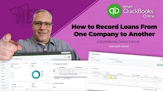 QuickBooks Online Tutorial  How to Record Loans From One Company to Another [upl. by Tucker444]