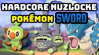 Pokemon Sword Hardcore Nuzlocke No items No overleveling [upl. by Acyssej817]