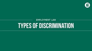 Types of Discrimination [upl. by Cressy738]