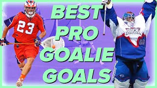 Lacrosse Goalie Goals  Best Professional Moments [upl. by Kurtis]