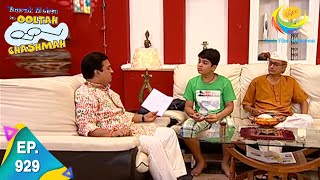 Taarak Mehta Ka Ooltah Chashmah  Episode 929  Full Episode [upl. by Feliza]