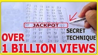 Secret Lottery Strategy to win the Jackpot and Consolation Prizes [upl. by Assirol]