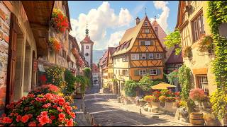 Rothenburg ob der Tauber A Fairytale Medieval Town  Walking tour 4K [upl. by Newmark]