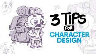 3 PRACTICAL Tips for Character Designing [upl. by Roldan]