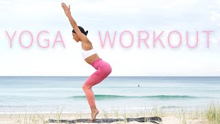 20 MIN STRONG YOGA WORKOUT  Total Body Yoga Flow For Energy [upl. by Blakely91]