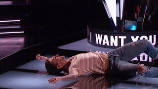 Top 10 performance That made coaches Fall Off chairs in The voice Audition 2018 [upl. by Drarreg]