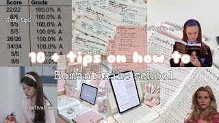 10 Tips on how to ROMANTICIZE school [upl. by Sarajane]