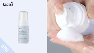 How to Use Foaming CleanserDry Skin  KLAIRS Rich Moist Foaming Cleanser [upl. by Innes]