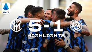 INTER 51 UDINESE  HIGHLIGHTS  SERIE A 2021  A day of celebration 🇮🇹⚫🔵🎉 [upl. by Weston]