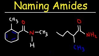 Naming Amides  IUPAC Nomenclature [upl. by Ahtreb]