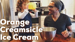 How to make Orange Creamsicle Ice Cream [upl. by Ennayoj]