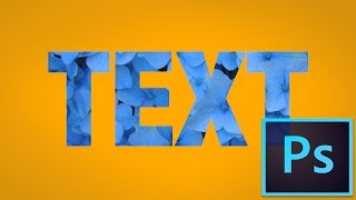 How to Mask Text on Photoshop [upl. by Janel]