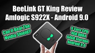 Beelink GTKing Amlogic S922X Powered Android 90 TV Box Review [upl. by Tilney]