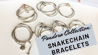 Pandora Collection Series  Snakechain Bracelets [upl. by Kovacev918]